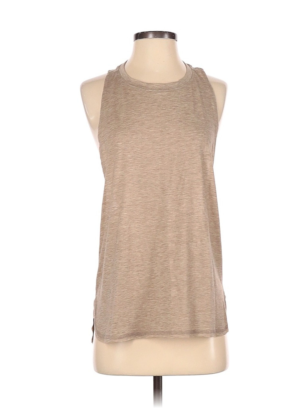 Icyzone Taupe Brown Muscle Tank Top Small